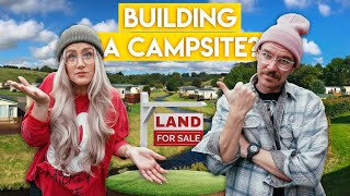 Can we build a campsite House hunting in Wales Tiny Home option [upl. by Hsekin]