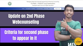 TSPGECET 2024 Update on 2nd phase Counseling and its Eligibility Criteria tspgecet2024 jntu [upl. by Nnel]