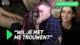 HUWELIJKSAANZOEK op een RAVE I RAVEN IS LEVEN 4  NPO 3 [upl. by Mika146]