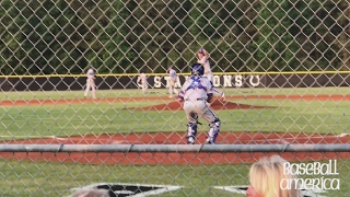 MLB Draft prospect MacKenzie Gore pitching on April 28 2017 [upl. by Jocelin]