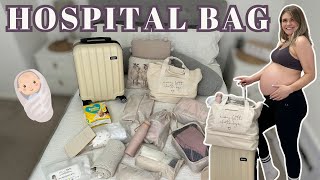 WHATS IN MY HOSPITAL BAG UK 2023 What to pack in my hospital bag BABY NUMBER 2 [upl. by Tound637]