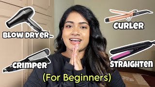 Best Hair Styling Tools for Beginners  Personal Hair Styling Tools [upl. by Lynett]