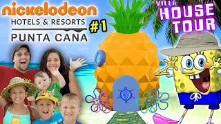 SPONGEBOB HOUSE TOUR in REAL LIFE Nickelodeon Suites Resort Pineapple Villa w FV Family [upl. by Posner896]