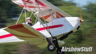 Oshkosh Ultralight Field  Fixed WingSTOL Saturday  EAA AirVenture Oshkosh 2018 [upl. by Aerdnod]