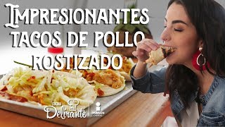 🌮¡Pollo Rostizado los MEJORES TACOS🌮 México Lindo y Qué Rico  Cocina Delirante [upl. by Aicinat603]