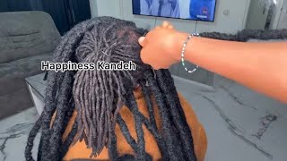 Locs extensions on dreadlocks [upl. by Ronnie725]