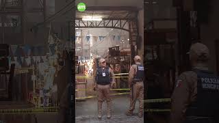 Se incendia el Mercado Hidalgo de Guanajuato capital arden 3 locales de la parte alta [upl. by Aryamoy760]