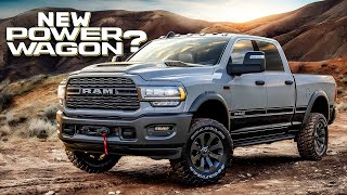 New Ram POWER WAGON News Heres What Is Coming Down the Pipeline This Year [upl. by Oirazan]