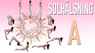 ☀️ Solhälsning A  Steg för Steg Genomgång  Yoga Teknik  Yoga för Nybörare  Yogisa Yoga 🌸 [upl. by Winser]