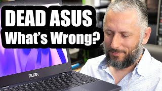 Asus Laptop Repair No Power Guess what the problem is [upl. by Anastasio580]