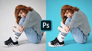 How to Change Background Color in Photoshop  1 Minute Tutorial [upl. by Tymon]