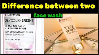 DIFFERENCE BETWEEN TWO FACE WASH [upl. by Enilra]