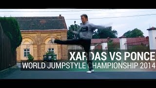 WORLD JUMPSTYLE CHAMPIONSHIP 2014  116  VisionXardas vs poNce  jumpstylersru [upl. by Aiuqat]