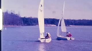 Carolina Sailing Club Racing Rules Film 1975 Tanzer 16 Racing [upl. by Smukler]