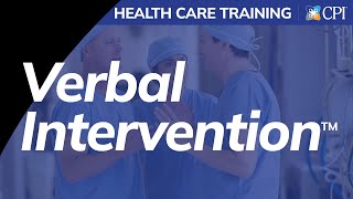 Health Care Verbal Intervention™ Training [upl. by Lerrad]