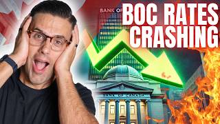 THE CRASH Bank of Canadas BIGGEST Rate Cut in YEARS [upl. by Anrym]