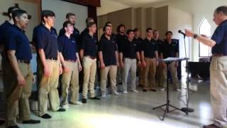 Moody Mens Collegiate Choir — I Know a Fount [upl. by Forcier]