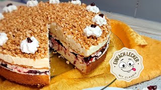 Einfache FrankfurterKranzTorte 🥰 [upl. by Dnalra184]