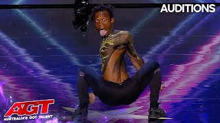 Contortionists NIGHTMARE Inducing Audition  Australias Got Talent 2022 [upl. by Anertak986]