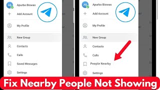 How to Fix Nearby People Not Showing On Telegram  How to Fix Telegram People Nearby Not Showing [upl. by Enahc144]