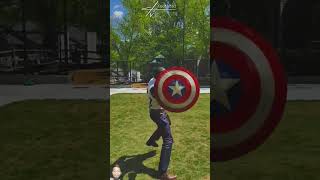 Captain America Shield Throwafter effects edit captainamerica marvel avengerstrending shorts [upl. by Attenauq941]