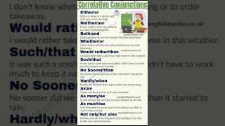 Correlative Conjunctions ✨ltrending english learn viral [upl. by Kaule915]