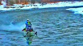 Snowmobile On WATER [upl. by Gae]