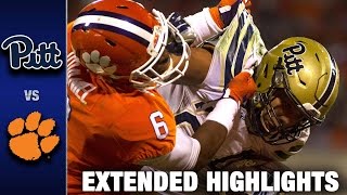 Pittsburgh vs Clemson Extended Football Highlights 2016 [upl. by Roswald]