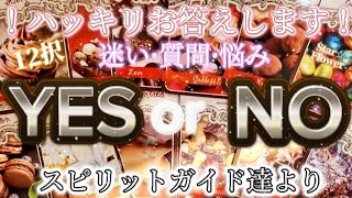 【１２択】迷った時はぜひ😄💝繰り返し利用可能✨ハッキリ答えます😎🌟YES or NO🌟スピリットガイド達が理由とメッセージくれます😊💕概要欄も覗いてみてください😊💖 [upl. by Neeuq]