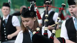 Amazing Grace  Dufftown Highland Games 2015 [upl. by Jena140]