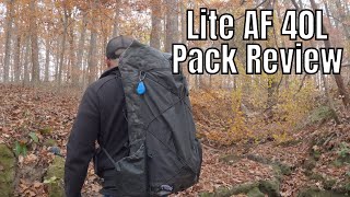 Lite AF 40L pack with full suspension Review [upl. by Ernie412]