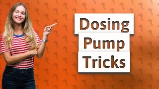 How do you control the flow rate of a dosing pump [upl. by Mic523]