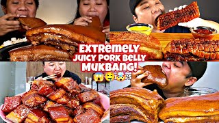 How Mukbangers Around The World Eat The JUICIEST PORK BELLY😋🤯😱😵 [upl. by Jamal]