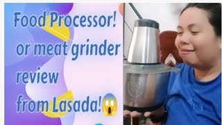 Food processor meat grinder order from Lazada review [upl. by Cohen]