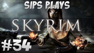 Sips Plays Skyrim  Part 34  Saviour of Winterhold [upl. by Nyllewell]