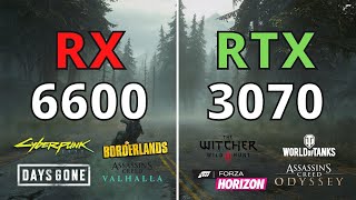 RX 6600 XT VS RTX 3070 [upl. by Oelgnaed]