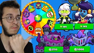 GÖREVİ YAPAMAZSAM ÇARKTAN ÇIKAN KOSTÜMÜ SATIN ALIYORUM 4 YENİ KOSTÜM  BRAWL STARS [upl. by Seagrave]