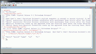 Text Mining part 1  Import Text into R single document [upl. by Einniw]