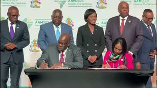 HISTORIC SIGNING OF PROJECT PREPARATION FACILITY WITH AFREXIMBANK AND THE GOVERNMENT OF THE BAHAMAS [upl. by Apollo116]