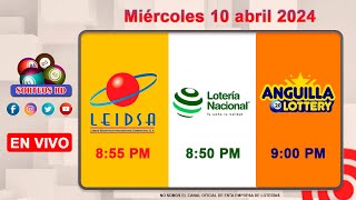 Lotería Nacional LEIDSA y Anguilla Lottery en Vivo 📺│Miércoles 10 abril 2024 855 PM [upl. by Timofei]