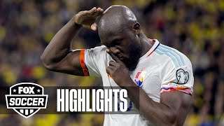 Sweden vs Belgium Highlights  UEFA European Qualifiers [upl. by Kask]