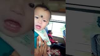 Bus Arlo nesopo kihang ponlokjo cutebaby 🤣😀 [upl. by Heimer]