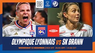 Olympique Lyonnais vs SK Brann  UEFA Womens Champions League 202324 Matchday 3 Full Match [upl. by Pardner351]