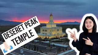 LDS Temple  Deseret Peak in Utah  200th TEMPLE [upl. by Assilem]