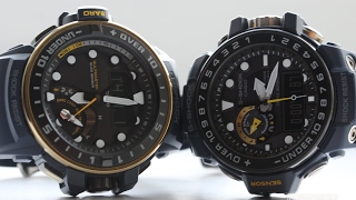 GShock Gulfmaster GWN1000 vs GWNQ1000 [upl. by Ahseila]