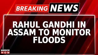 Rahul Gandhi Reaches Assam  Congress MP Visits Assams Relief Camp  Floods  Breaking News [upl. by Castra]