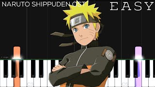 Naruto Shippuden OST  Despair  EASY Piano Tutorial [upl. by Radke]