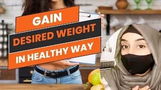 How to gain healthy weight  Diet plan  weight gain diet [upl. by Atonsah442]