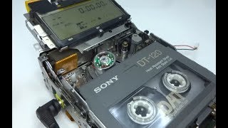 Sony TCDD3 Digital Audio Tape Walkman teardown amp repair [upl. by Urania297]