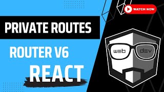 How to protect routes in React ROUTER V6 Step by step [upl. by Anitsrik968]